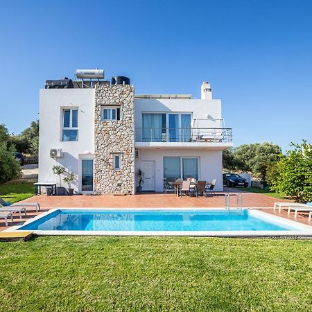 Dimitra Apartment With Private Pool And Sea View -The Ground Floor Of A Two Storey Building Daratsos 외부 사진